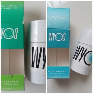 WYOS Set - Gentle Face Cleanser Stick & All Over Moisturizer Star Stick -Italian